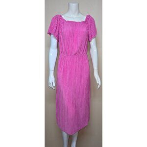 Gianni Bini Bubble Gum Off Shoulder Madeline Dress Size Large NEW Retail $99.00